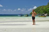 A fantástica Paradise Beach, perto de Labadee, na costa norte do Haiti